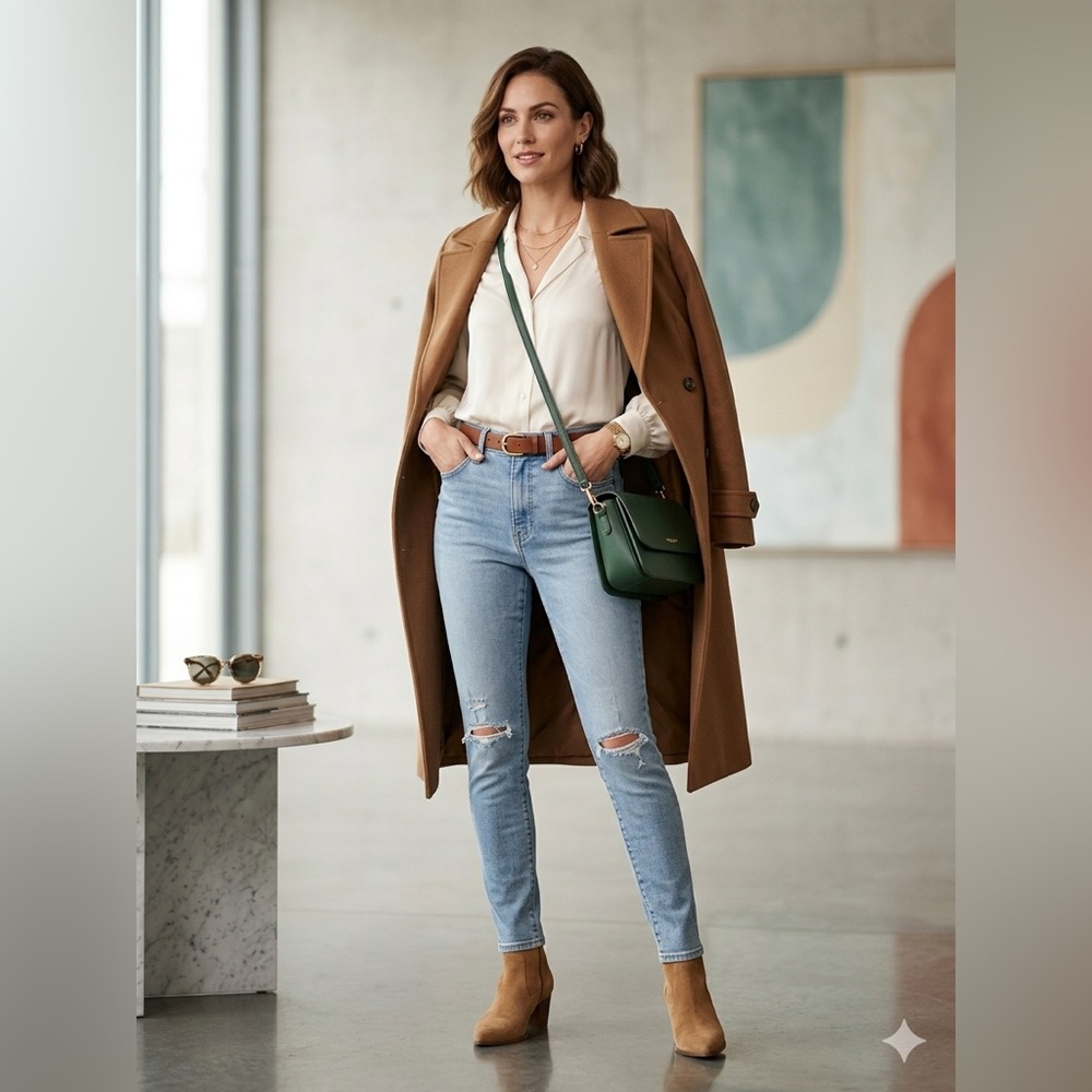 Levi's 721 High Rise Skinny Jeans 27x30 Light Wash Distressed Denim Women's